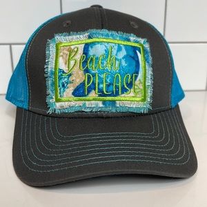 Custom trucker hat cap beach